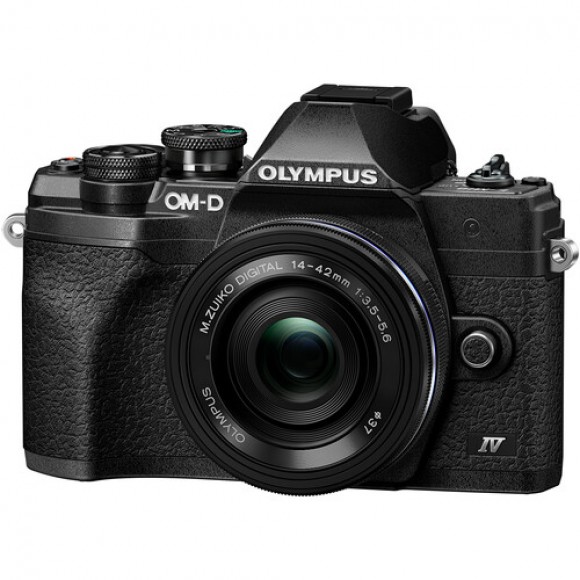OM System E-M10 Mark IV with 14-42mm f/3.5-5.6 Lens - Black
